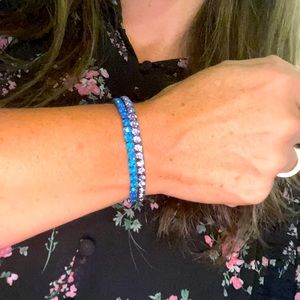 Swarovski stretch bracelets